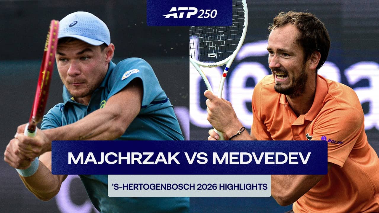 Kamil Majchrzak vs. Daniil Medvedev Highlights | ‘s-Hertogenbosch 2026 Semi-Final