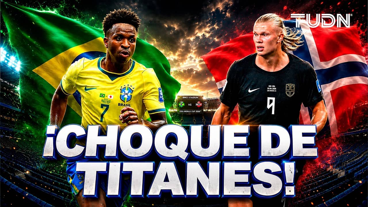 🔥 Vinícius Jr. vs Haaland: El duelo de GIGANTES que enciende el Brasil vs Noruega | TUDN