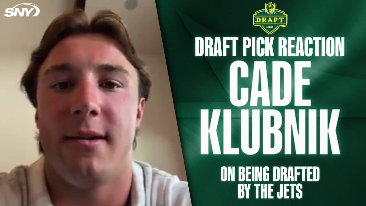 Former Clemson QB Cade Klubnik shares his excitement about being drafted by the Jets