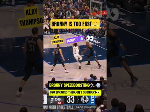 Bronny turned on the JETS🏃‍♂️💨😳