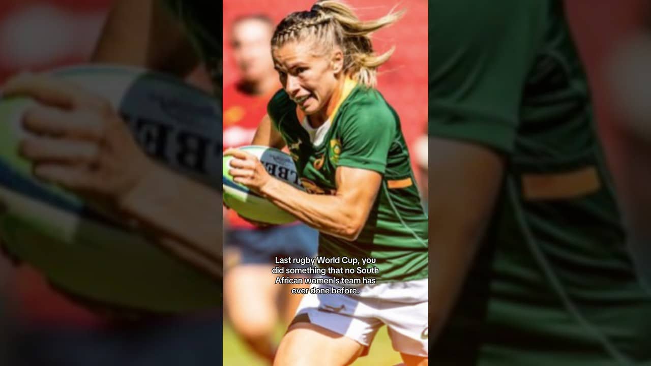 Nadine Roos On Who Inspires Her 🇿🇦 #springboks #women