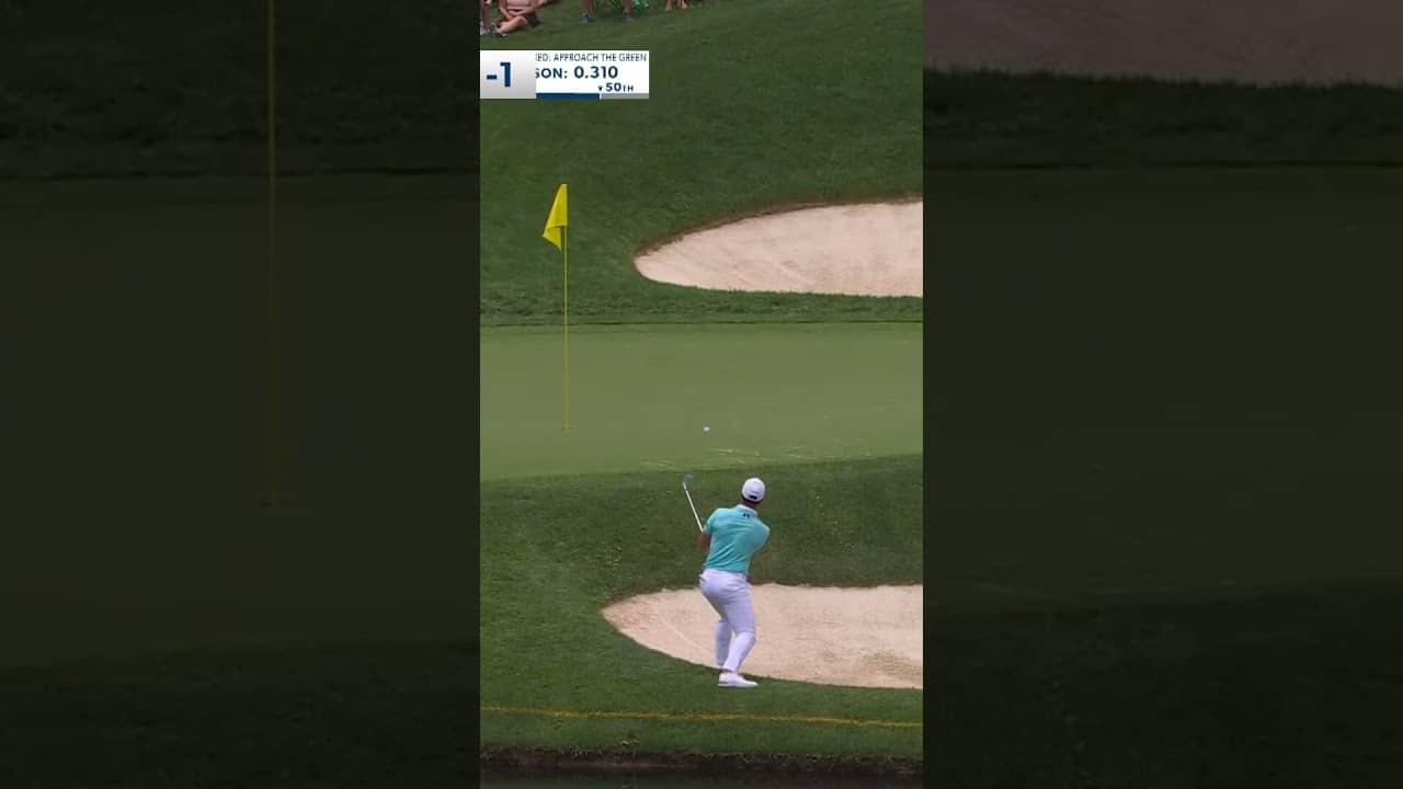 Viktor Hovland pulls off the perfect recovery