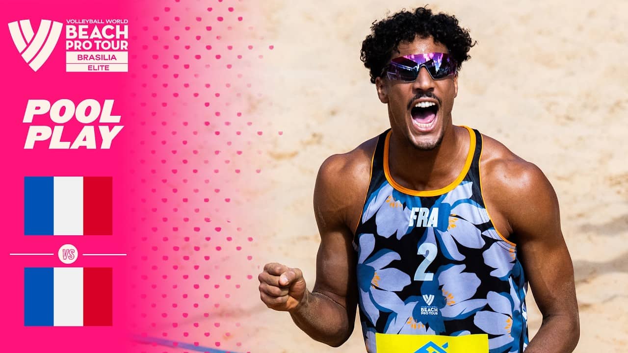 Daubas/Aye, C. vs. Rotar/Gauthier-Rat - Pool Play Highlights | Brasilia 2026 #BeachProTour