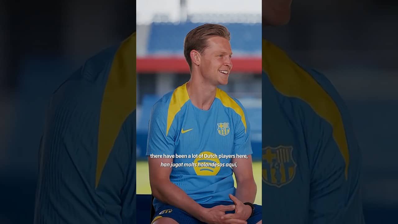Frenkie de Jong, a Dutch legacy at Barça 🇳🇱💙❤️  #fcbarcelona #barcelonafootball #shorts
