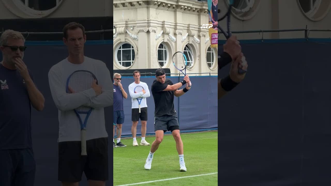 Jack Draper x Andy Murray Practice 🤝