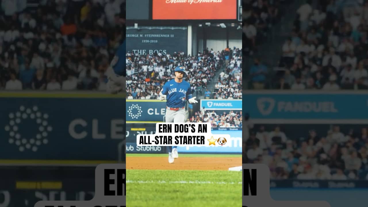 Ernie Clement is heading to his first All-Star Game ‼️🐶 #MLB #Toronto #BlueJays
