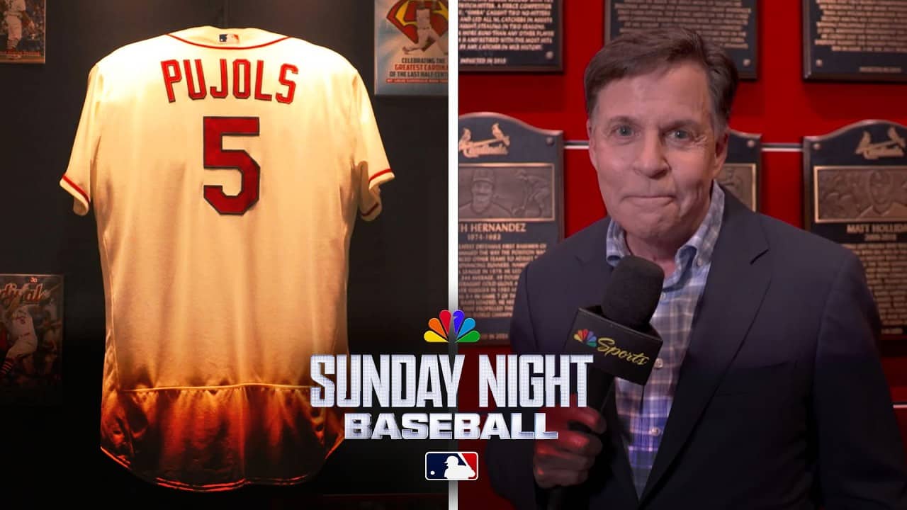 Bob Costas examines Albert Pujols' chance to make HOF history | Sunday Night Baseball | MLB on NBC