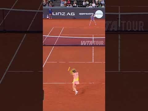 Clay season in full effect from Alex Eala 🛝 #WTA #AlexEala #Tennis #HotShot #Linz