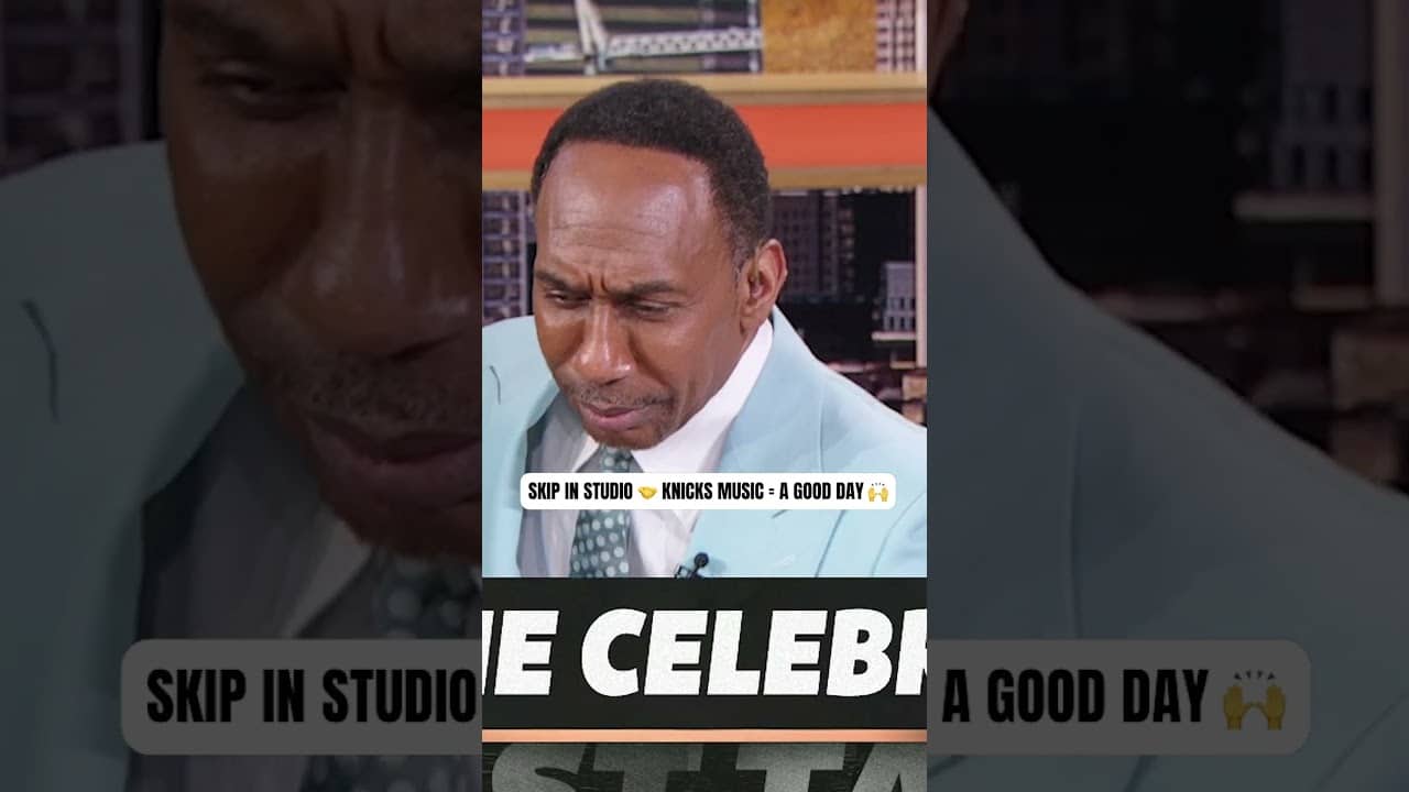 Stephen A.'s just vibin' today 🎶