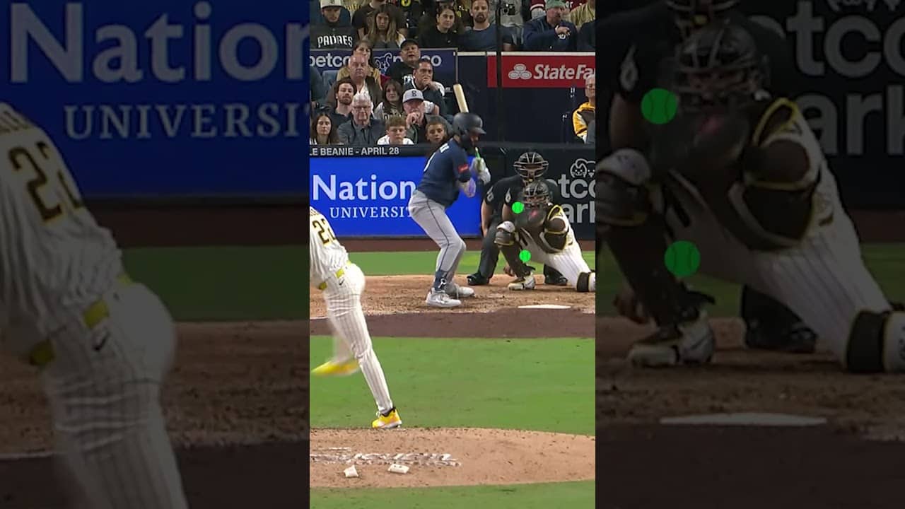 Mason Miller's fastball & slider look almost identical out of his hand 🤯