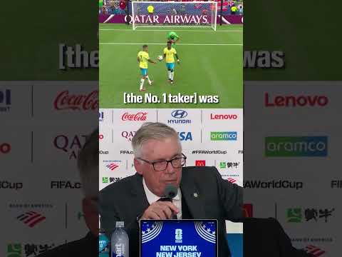 Carlo Ancelotti reveals that Vini Jr. wasn't even in Brazil's top five penalty takers 😮