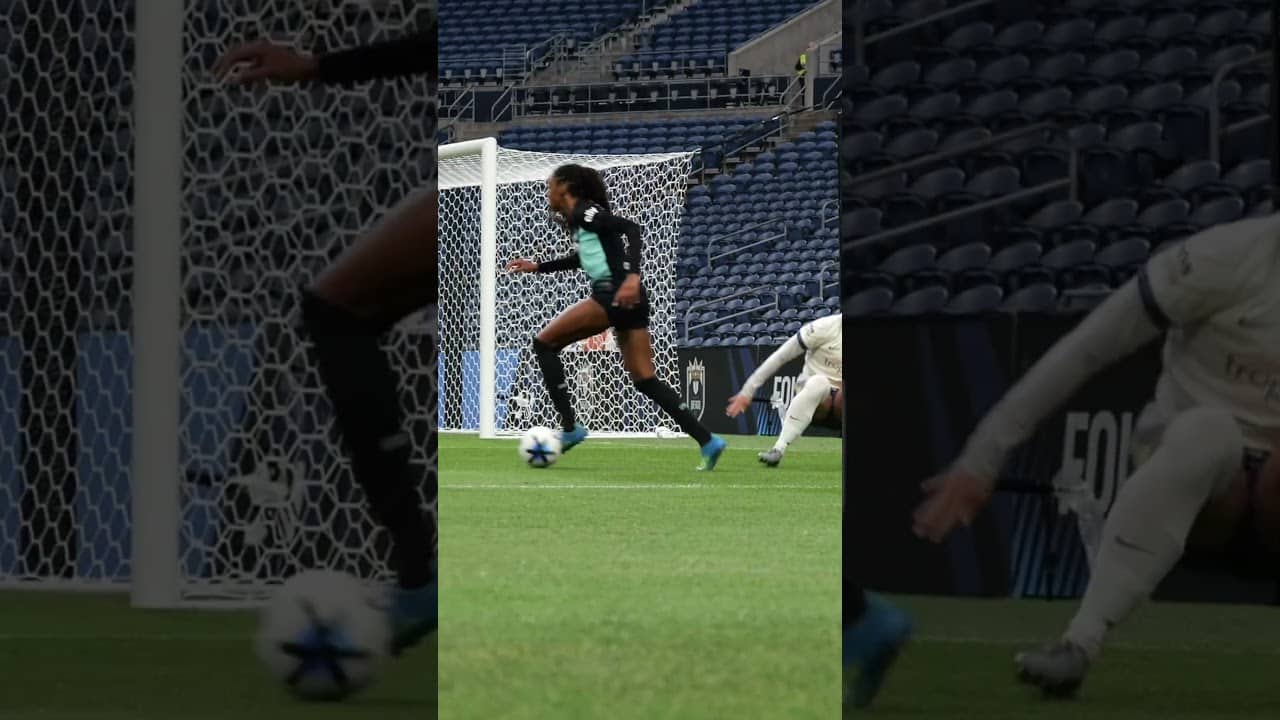 Sent her the wrong way 😮‍💨➡️ team goal finish ⚽🔥