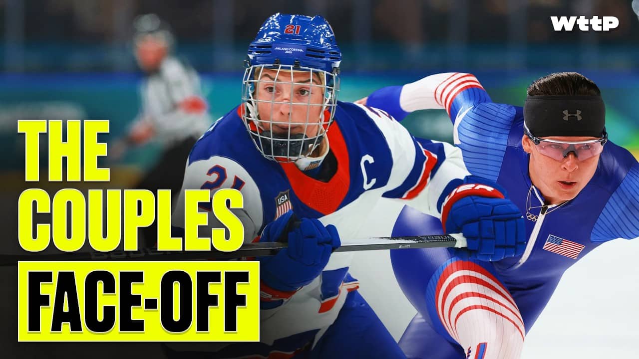 Hilary Knight and Brittany Bowe Go Head-to-Head in Party Poppers