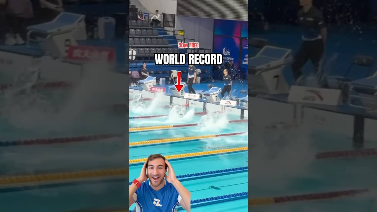 50m Freestyle World Record 20.88 (Cameron McEvoy) at China Open