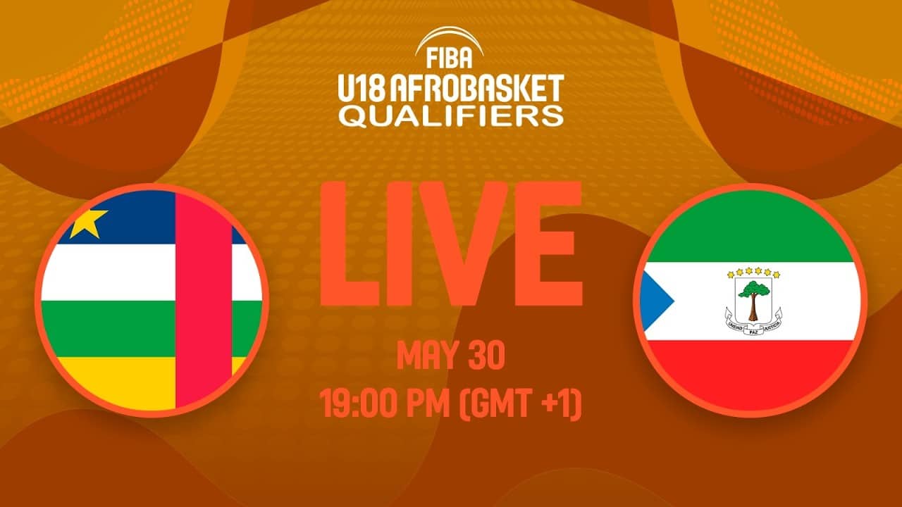 LIVE - Central African Rep. v Equatorial Guinea | FIBA U18 AfroBasket Qualifiers 2026