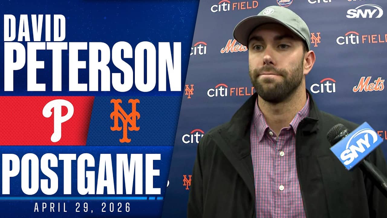 David Peterson on Mets' loss to Nationals: 'It's extremely frustrating'