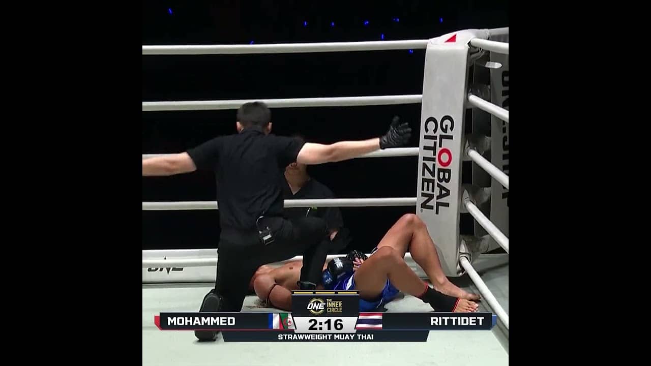 "Petnueng" is a PUNISHER 💥 20-year-old Isaac Mohammed moves to 4-0 in ONE via third-round KO!