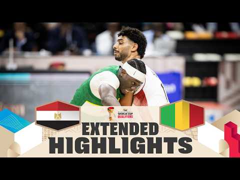 Egypt 🇪🇬 v Mali 🇲🇱 | Extended Highlights | FIBA Basketball World Cup 2027 African Qualifiers