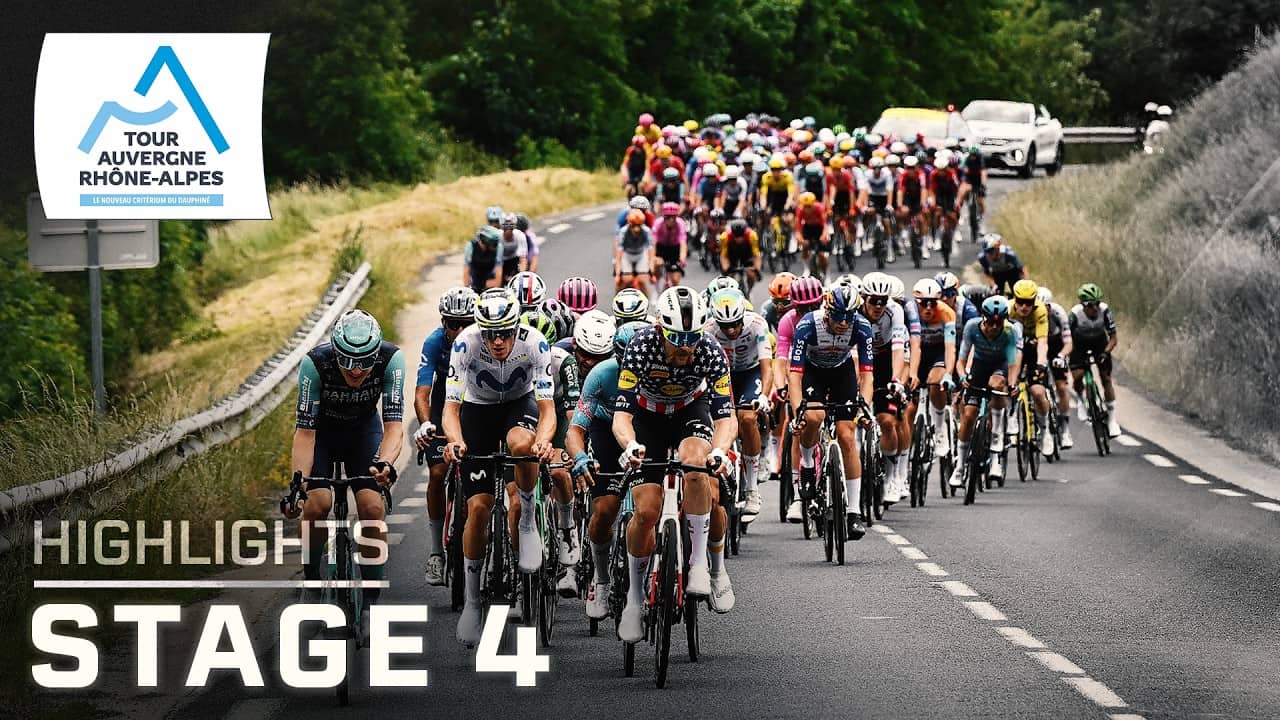 Tour Auvergne-Rhone-Alpes 2026, Stage 4 | EXTENDED HIGHLIGHTS | Cycling on NBC Sports