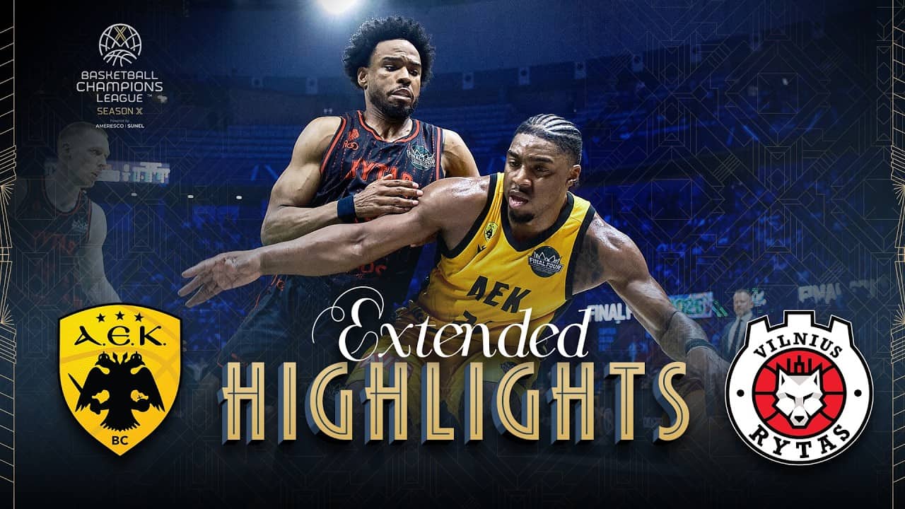 AEK BC v Rytas Vilnius | Final | Full Game Highlights | #BasketballCL 2025-26