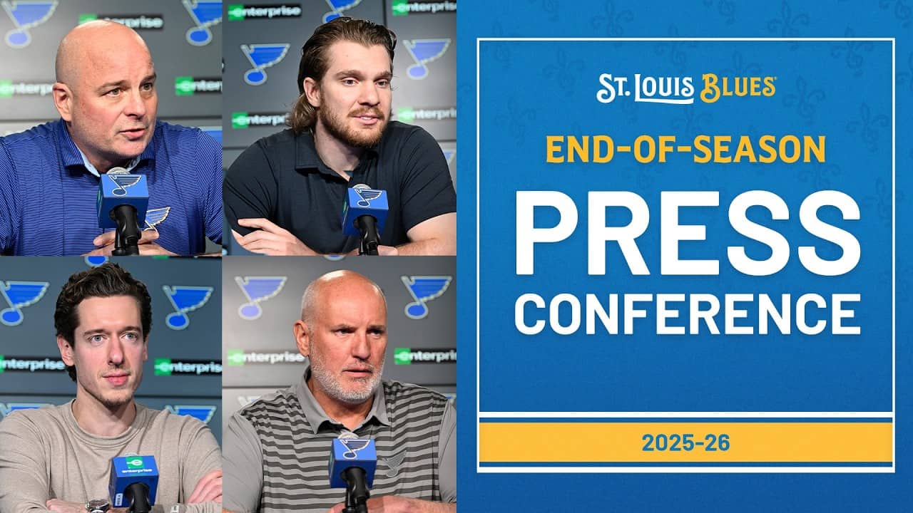 2025-26 St. Louis Blues End of Season Press Conference