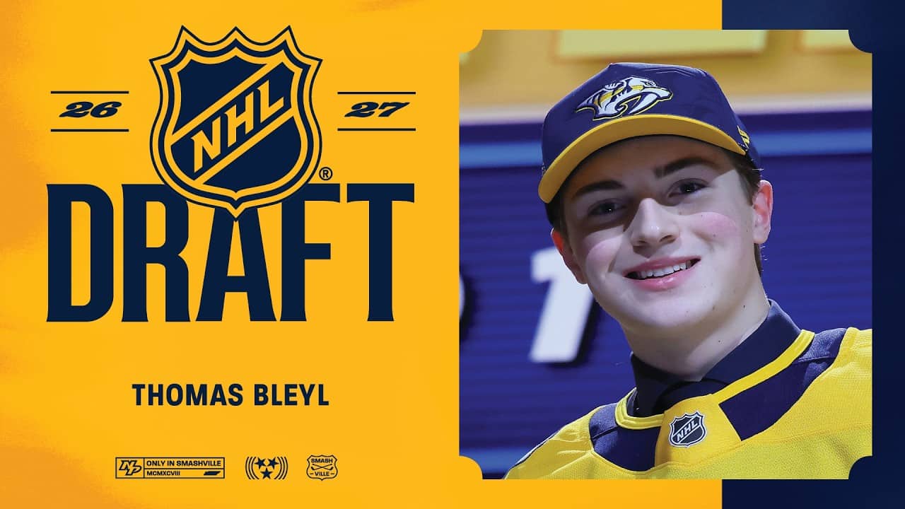 Nashville Predators Select Thomas Bleyl in 2026 NHL Draft