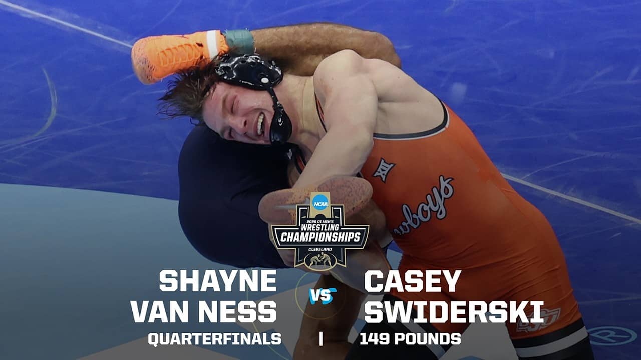 Shayne Van Ness vs. Casey Swiderski: 2026 NCAA wrestling quarterfinals (149 pounds)