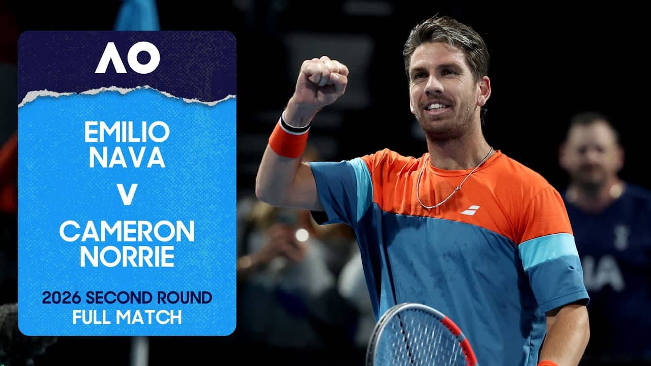 Emilio Nava v Cameron Norrie Full Match | Australian Open 2026 Second Round