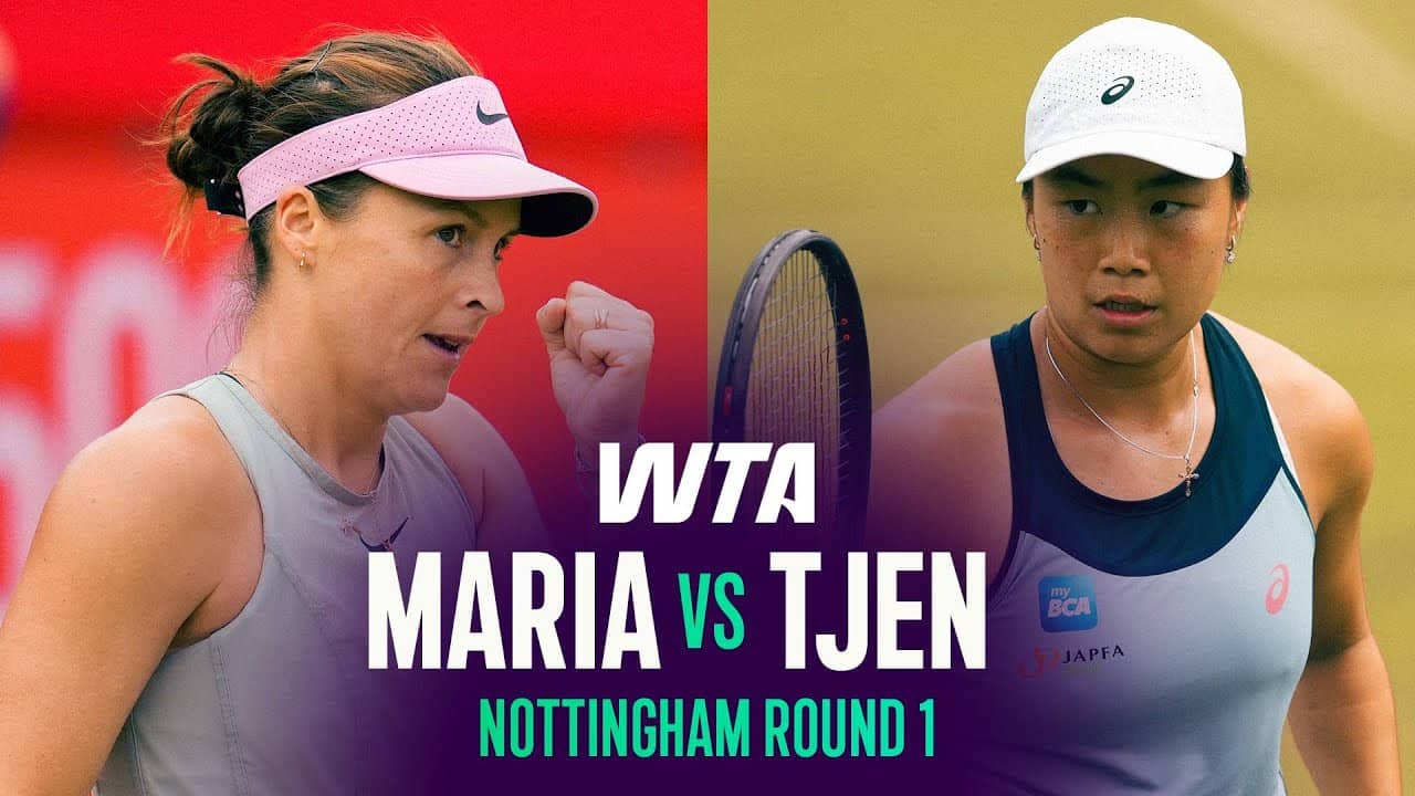 Tatjana Maria vs. Janice Tjen | 2026 Nottingham Round 1 | WTA Match Highlights