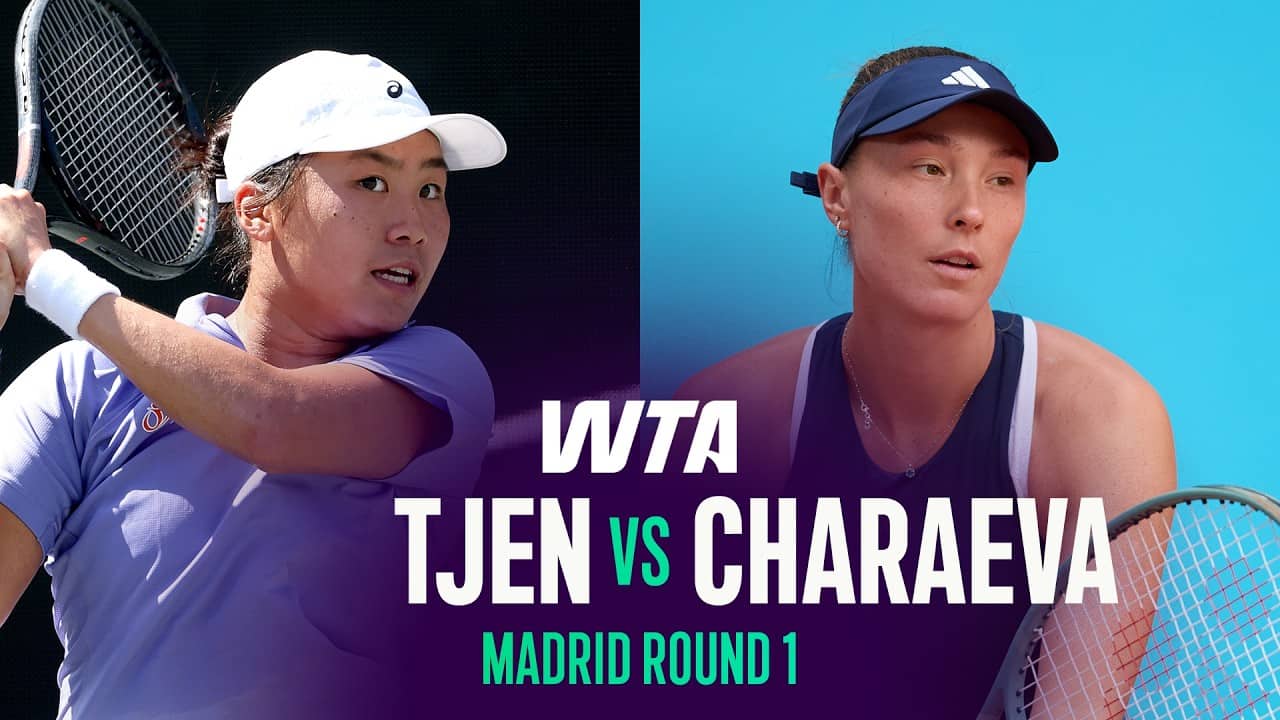 Janice Tjen vs. Alina Charaeva | 2026 Madrid Round 1 | WTA Match Highlights