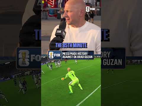 Brad Guzan reflects on the goal that made Messi Argentina's all-time leading scorer.