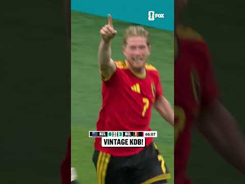 KEVIN DE BRUYNE MAKES IT THREE FOR BELGIUM