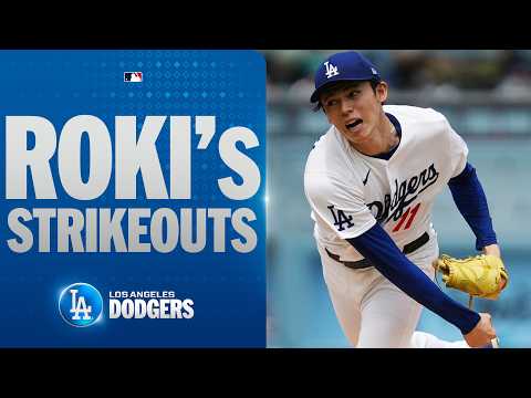 Full at-bats of all 6 of Roki Sasaki's strikeouts against the Rangers | 佐々木朗希ハイライト