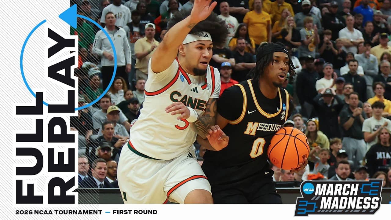 Miami vs. Missouri: 2026 NCAA men's first round | FULL REPLAY