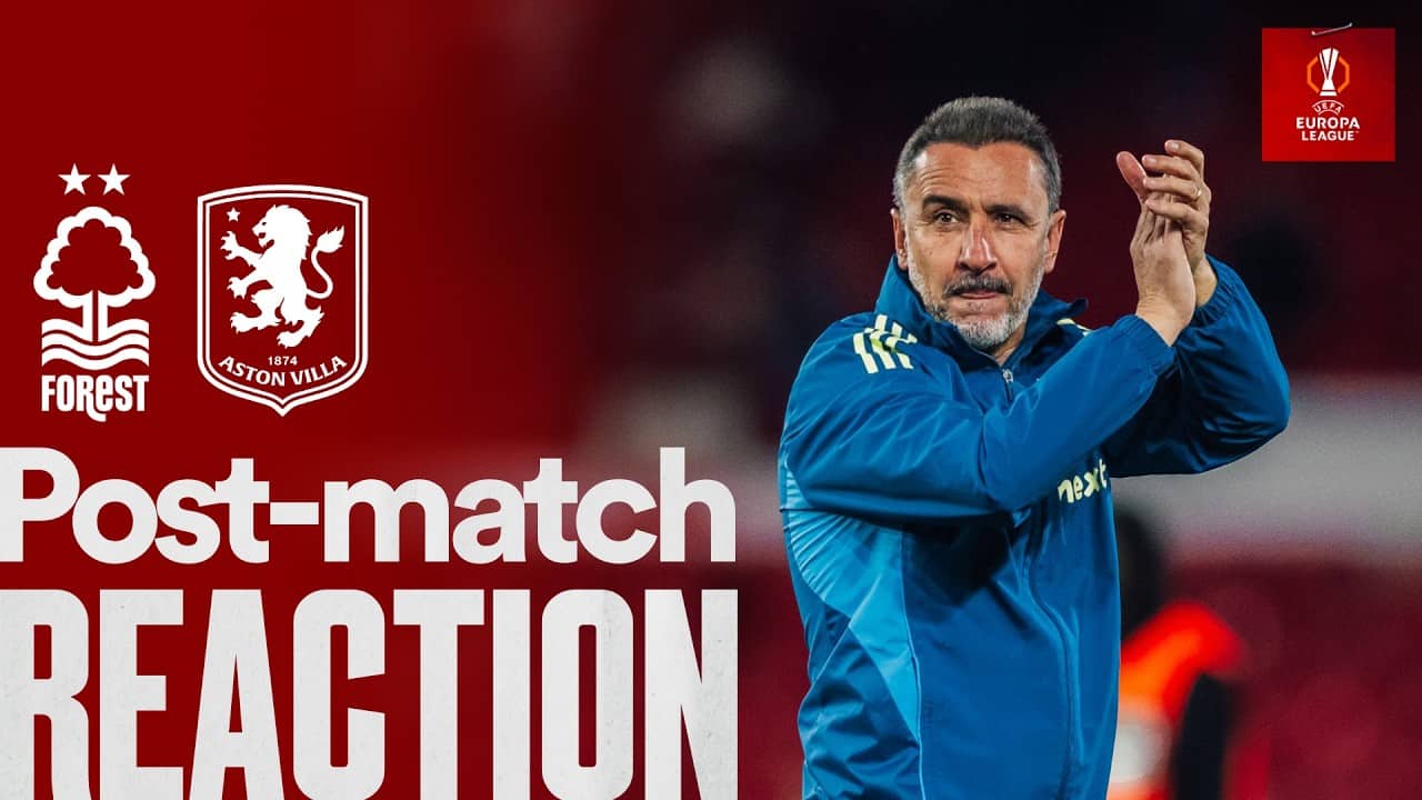 Vítor Pereira's Reaction | Nottingham Forest 1-0 Aston Villa | Europa League 🗣️