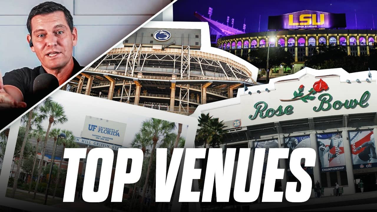 Drafting the BEST Venues in College Football: Is the Rose Bowl BETTER than LSU’s Tiger Stadium?