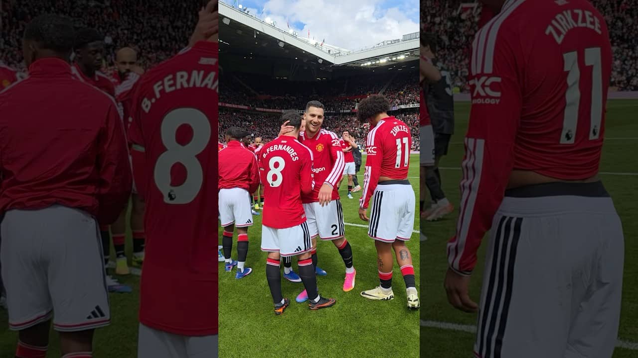 A Wholesome End To The Season At Old Trafford 🫶🏟️