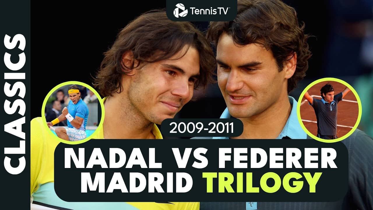 Roger Federer vs Rafael Nadal in Madrid Hit Different 😮‍💨 | 2009-2011 Trilogy Best Shots