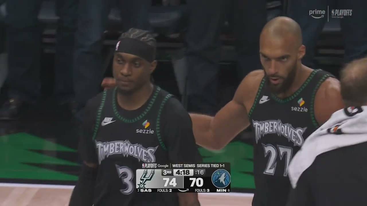 TENSIONS RISE 👀 McDaniels held back after ongoing chippiness with Stephon Castle | NBA on ESPN