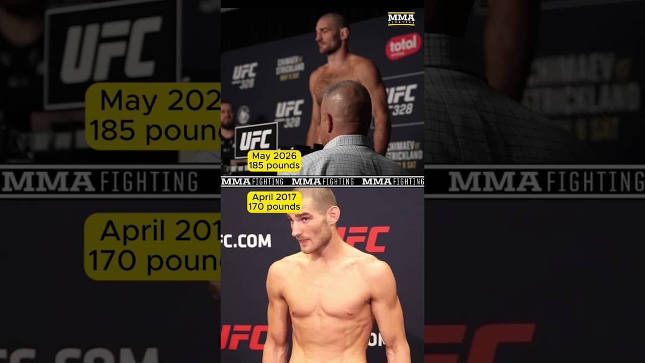 How crazy is it that Sean Strickland used to weigh in at 170 pounds?