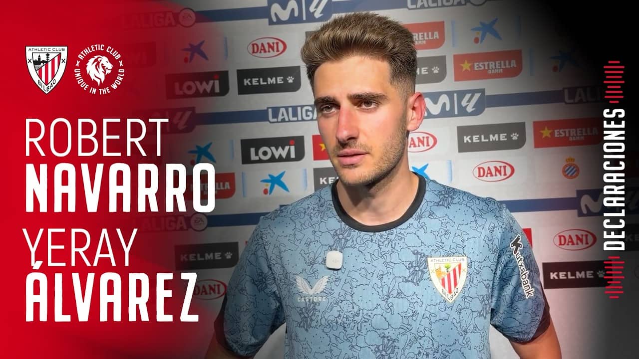 🎙️ Robert Navarro & Yeray Álvarez | post RCD Espanyol 2-0 Athletic Club | LaLiga 2025/26 MD36