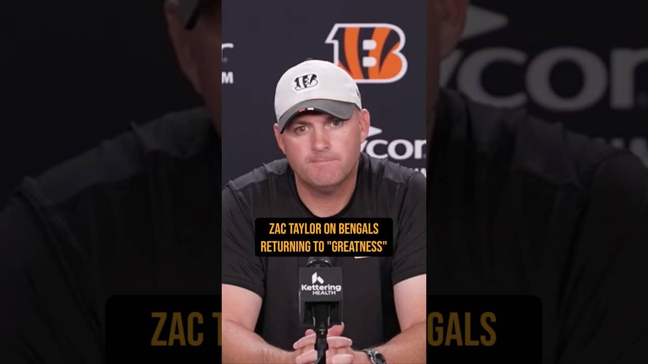 Zac Taylor on Returning the Cincinnati Bengals to "Greatness"