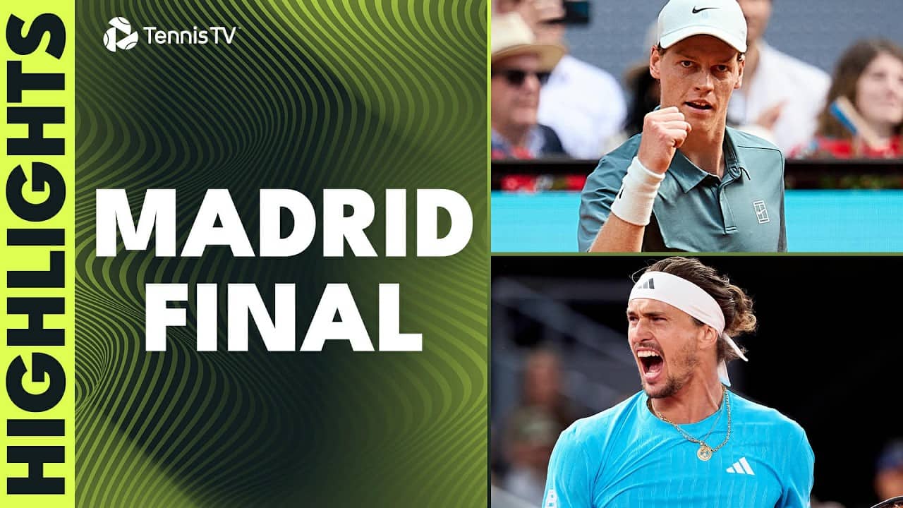 Jannik Sinner vs Alexander Zverev For The Title | Madrid 2026 Final Highlights