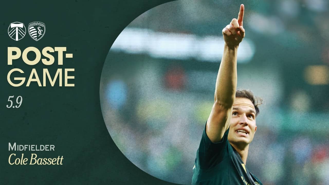 "It felt amazing" | Cole Bassett on scoring his first Timbers goal and win over Sporting