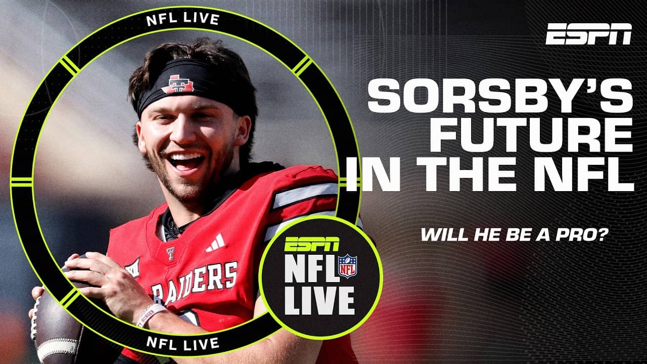 Brendan Sorsby's pro future ➡️ Sam Darnold comparisons, interested teams & timeline | NFL Live
