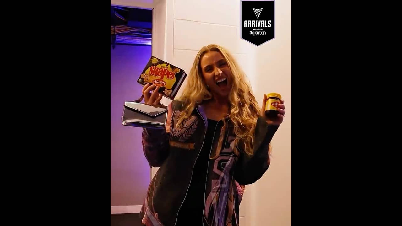 Vegemite’ve surprised Miela with something special today 😌 #goldenstatevalkyries #valkyries