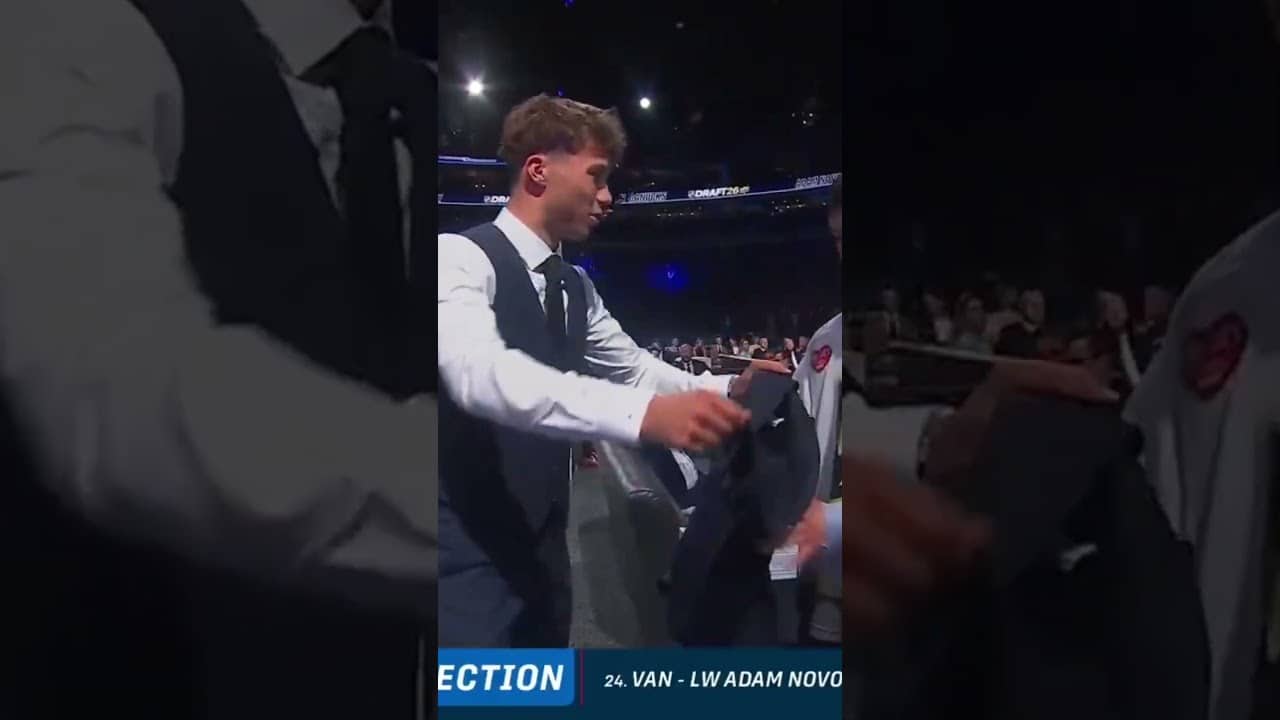 Adam Novotný is a Vancouver Canuck!
