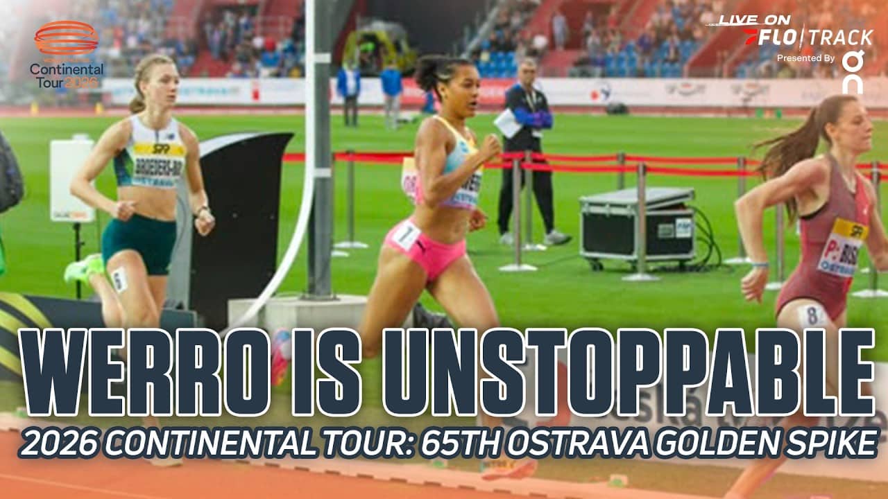 Audrey Werro SHATTERS Women's 800m Meet Record | 2026 Continental Tour 65th Ostrava Golden Spike