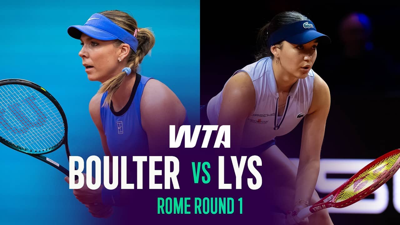 Katie Boulter vs. Eva Lys | 2026 Rome Round 1 | WTA Match Highlights