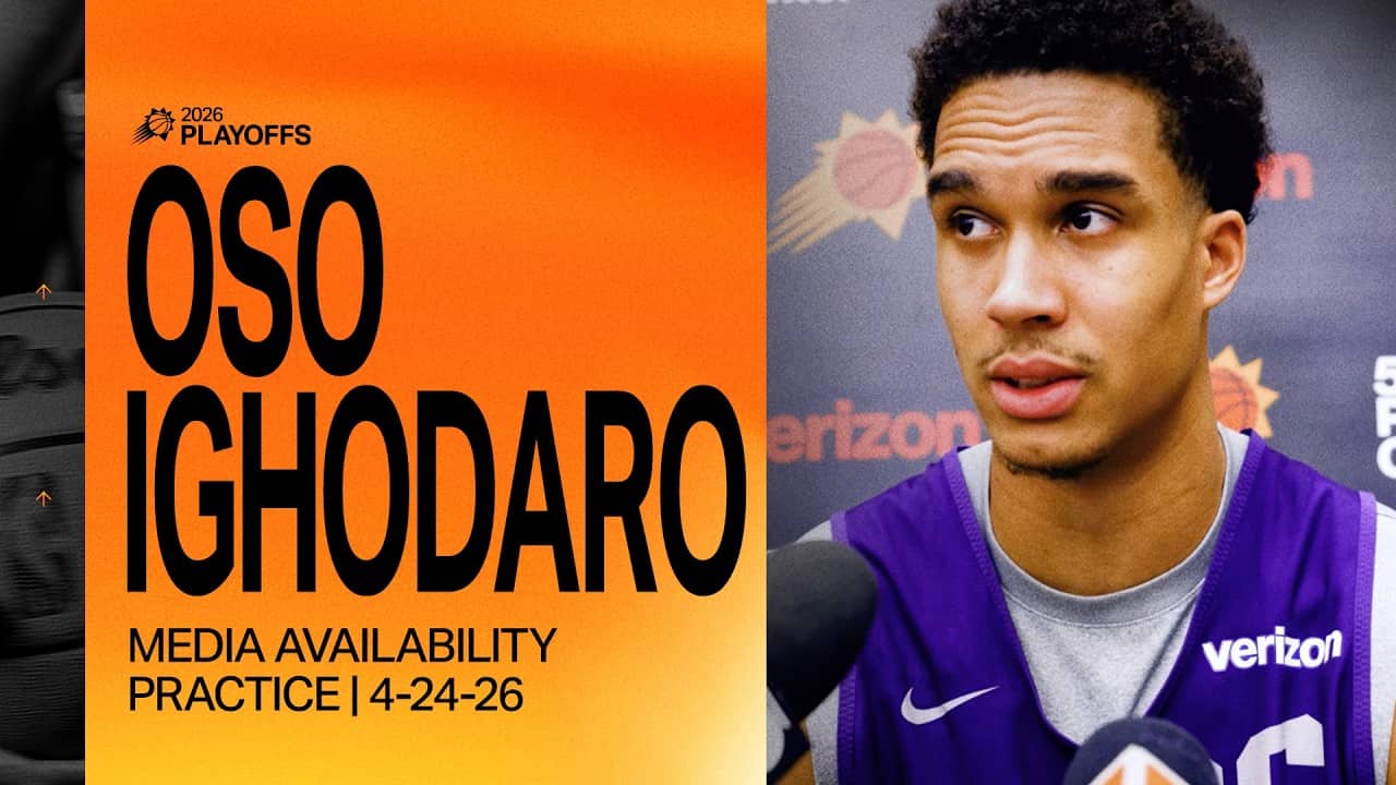Oso Ighodaro Practice Media Availability | Phoenix Suns | 4-24-26